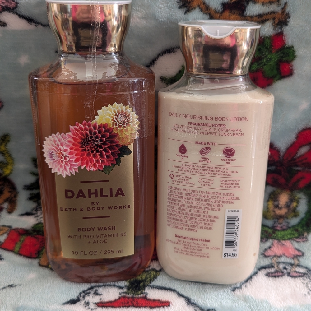 Bath & Body Works - Dahlia - Body Wash and Lotion Duo - Picture 2 of 2